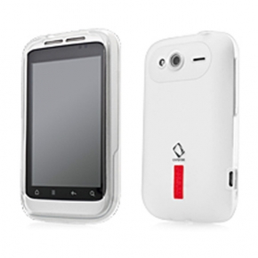 Силиконовый чехол Capdase Soft Jacket 2 для HTC A510e Wildfire S белый