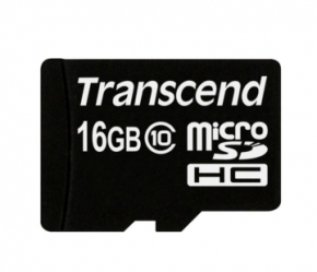 Карта памяти Transcend MicroSDHC 16GB Class 10 (TS16GUSDC10)