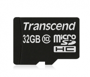 Карта памяти Transcend MicroSDHC 32GB Class 10 (TS32GUSDC10)