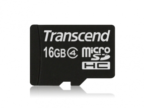 Карта памяти Transcend MicroSDHC 16GB Class 4 (TS16GUSDC4)