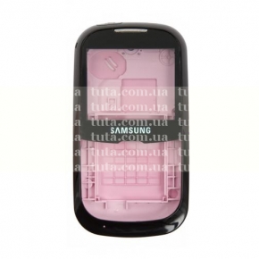 Корпус для Samsung GT-B3210 Corby TXT, розовый (класс ААА)