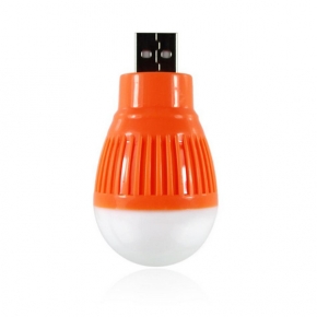 Портативный светодиодный USB-фонарь Night Light, оранжевый