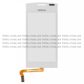 Сенсорный экран (тачскрин) для Nokia 500, белый