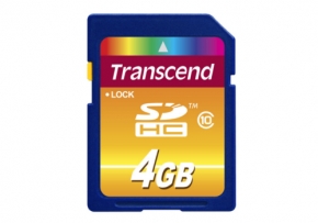 Карта памяти Transcend SDHC 4GB Class 10 Premium (TS4GSDHC10)