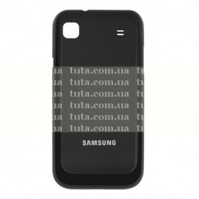 Задняя крышка аккумулятора (крышка батареи) для Samsung GT-I9003 Galaxy SCLCD, черная (класс ААА)